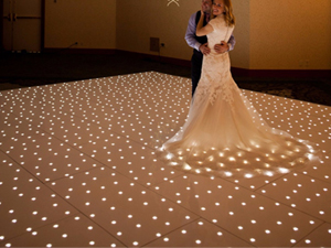 floor LED display for wedding