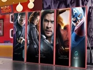 poster LED display for movie theater